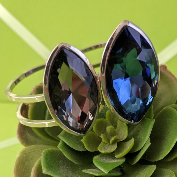 Kenneth Cole Bangle Cuff Bracelet with Jewels - Picture 2 of 6